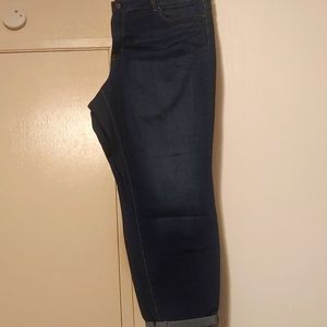 Jessica Simpson 24w medium wash forever rolled ankle jeans New without tags
